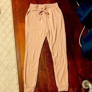 Target light pink joggers